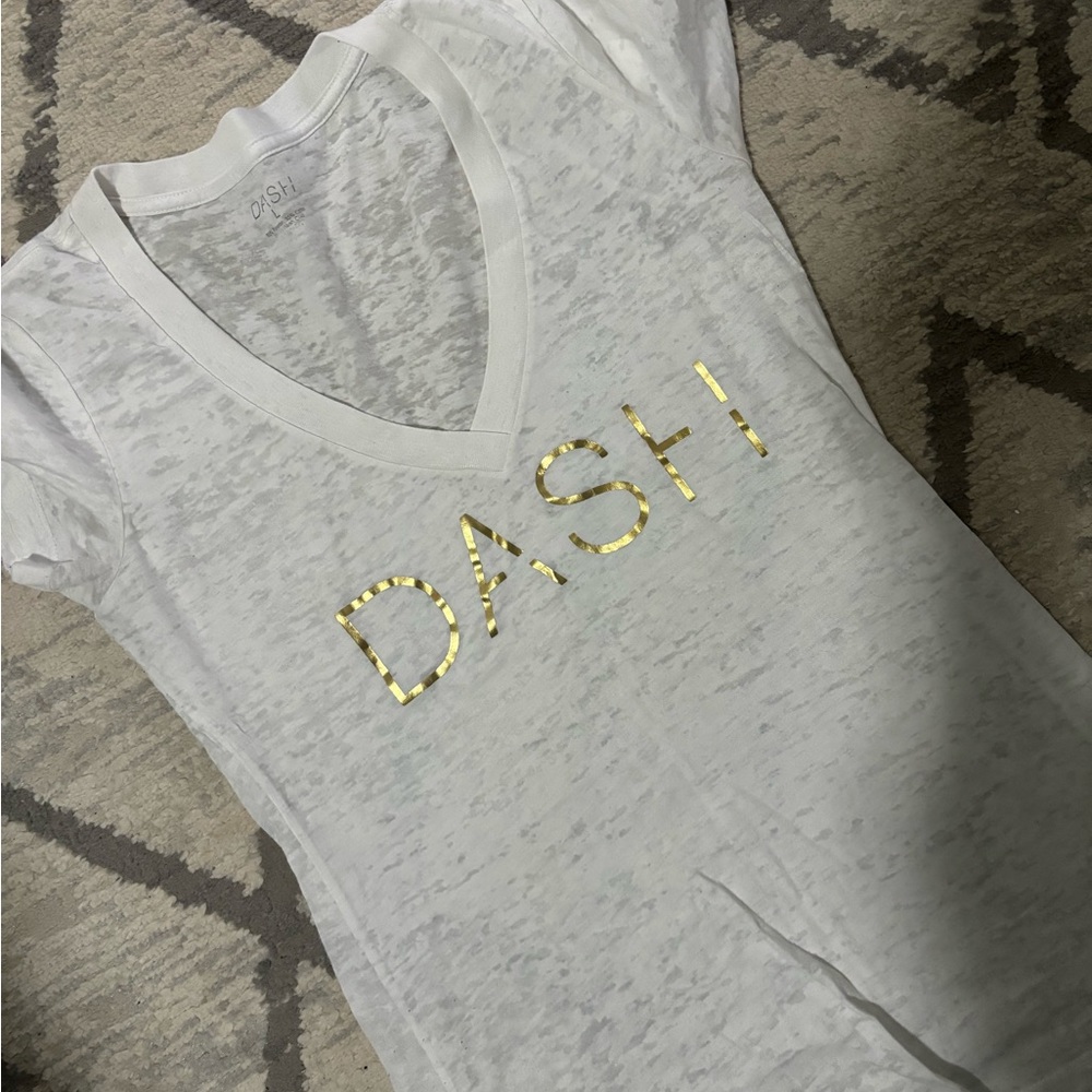 DASH V NECK T SHIRT